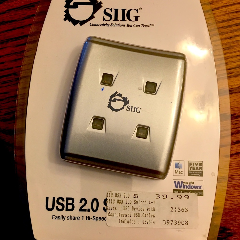 SIIG usb 2.0 switch